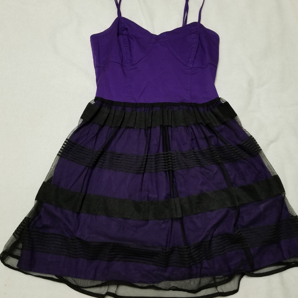 Aeropostale Dresses & Skirts - AeroPostale Purple and Black Dress Size M